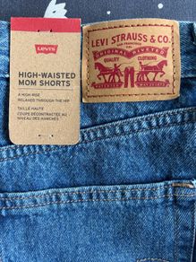 Brand New Levis High Waisted Mom Shorts