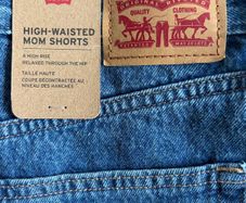 Brand New Levis High Waisted Mom Shorts