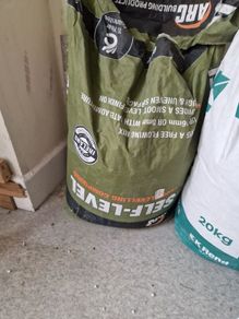 concrete and self leveling compound