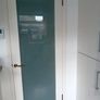 Internal door glass double doors and frosted glass door. Image 3