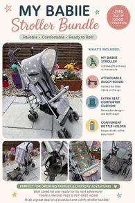 My Babiie stroller & buggy board bundle