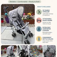 My Babiie stroller & buggy board bundle