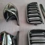 BMW E90 / E91 Pre-Lci Kidney Grilles & Mirror Covers Set Brand New Image 6