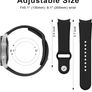 Replacement Band Silicone for Samsung Galaxy Watch 7/Watch 6 Classic/Watch FE/Watch 5 Pro, 20mm Bracelet Sport Watch Strap for Galaxy Watch 4/Active 2/Watch 3 Image 2