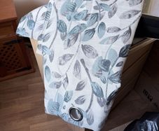 duck egg blue curtains