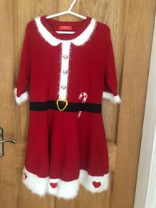 Christmas Santa dress size medium