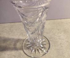 Lovely Crystal Bohamine  Vase .