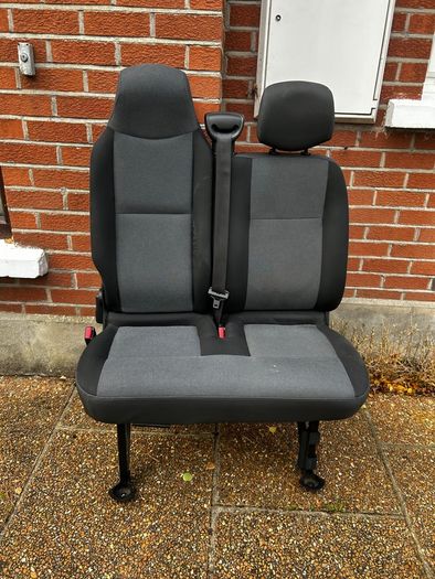 Double passenger van seat