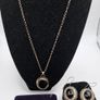 Black onyx sterling silver set Image 4