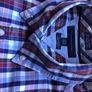 Tommy Hilfiger Mens Blue Red Check cotton shirt M including postage Image 6