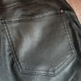 Black Leather look jeans Image 7