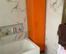 Orange Steel Locker