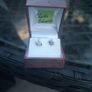 Lovely Vintage Charles Edwards Sterling Silver Earrings Image 4