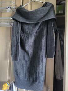 F&F Long grey jumper / jumper dress S NEW