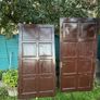 Two teak garage doors Image 8