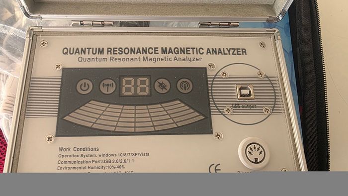 Quantum Resonance Magnetic Analyzer