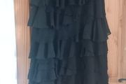 Ruffled Black Dress