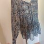Stunning Navy/Gold Blouse Atmosphere size UK14 EU42 Postage included Image 9