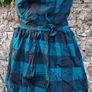 Atmosphere - Strapless Plaid Smock Puff Ball Mini Frock Dress Image 9