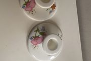 Wedgwood candle holders beautiful in meadow Sweet pattern