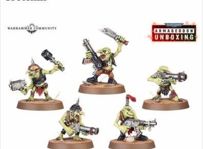 Warhammer 40k Orks Gretchen mob