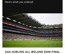 Galway v Cork Semi Final