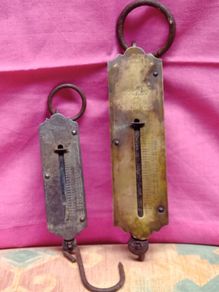 Vintage Brass Pocket Balance  X 2
