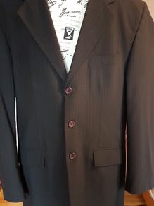 XL Charcoal Suit 44L 38R