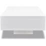 Coffee Table High Gloss White Image 4