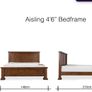 Double (4 ft 6) Bed Frame Image 3