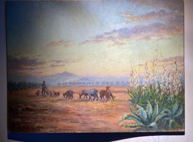 picture Oil on Board unsigned