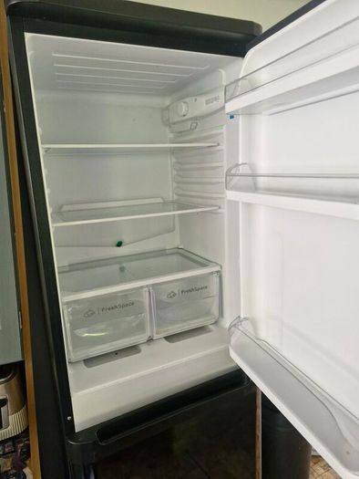 INDESIT Black Fridge Freezer