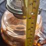 Beautiful Old Glass Thumb Oil Lamp It features a Tall Slender Glass Chimney designed to protect the flame and improve combustion Postage Available Image 6