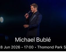 Michael Buble Tickets - Sunday June 28th