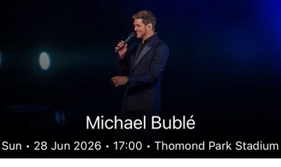 Michael Buble Tickets - Sunday June 28th