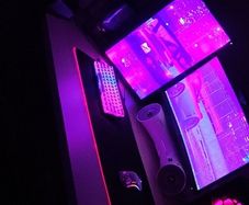 full PC desk gaming setup + g920 wheel (see desc for prices)
