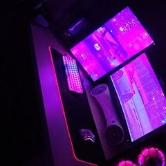 full PC desk gaming setup + g920 wheel (see desc for prices)