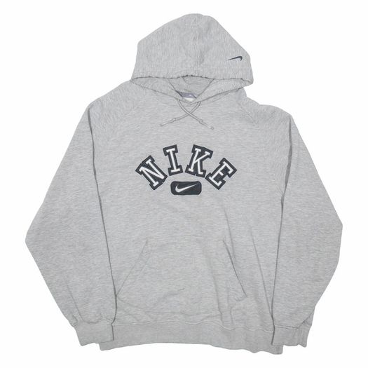Mens vintage style grey nike hoodie