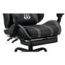 Gaming Chair with Footrest & Lumbar Support,Reclining Swivel Chair,Ergonomic Gaming Chair for Adults, High-Back Racing Style,Adjustable Height with Headrest Pillow Image 3