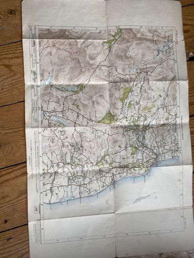 Glen of the Downs Ordnance Survey Map