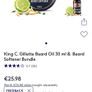 King C Gillette Beard Softner & Oil Image 3