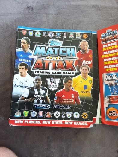 Match attax 2011 2012 cards