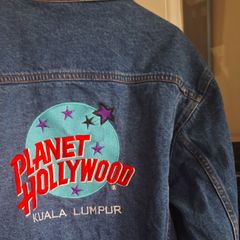 Vintage 1998 Planet Hollywood KL denim jacket
