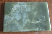 Unique Rare Brazilian Dark Green Onyx Plinth / Base