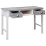 Writing Desk Grey 110x45x76 cm Wood Image 6