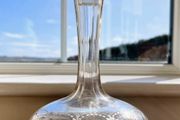 Victorian period ships crystal decanter