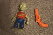gun and zombie