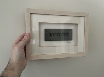 Aontacht Irish Unity Plaque
