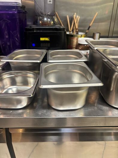 Stainless Steel Food Prep Containers & Lids