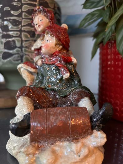 Collectible Christmas Sledding Ornament